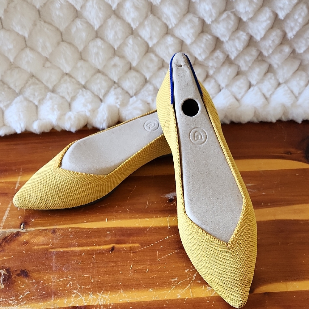Rothy's Vibrant Yellow Marigold Women's Flats